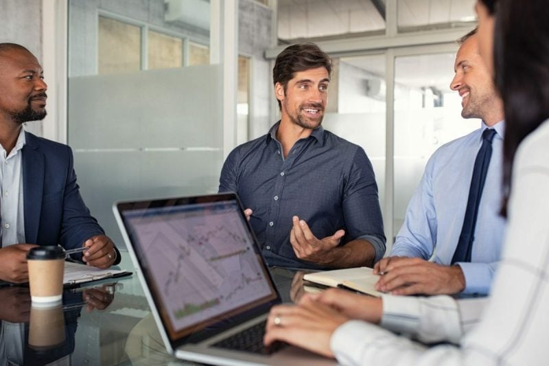 financial services website development seo