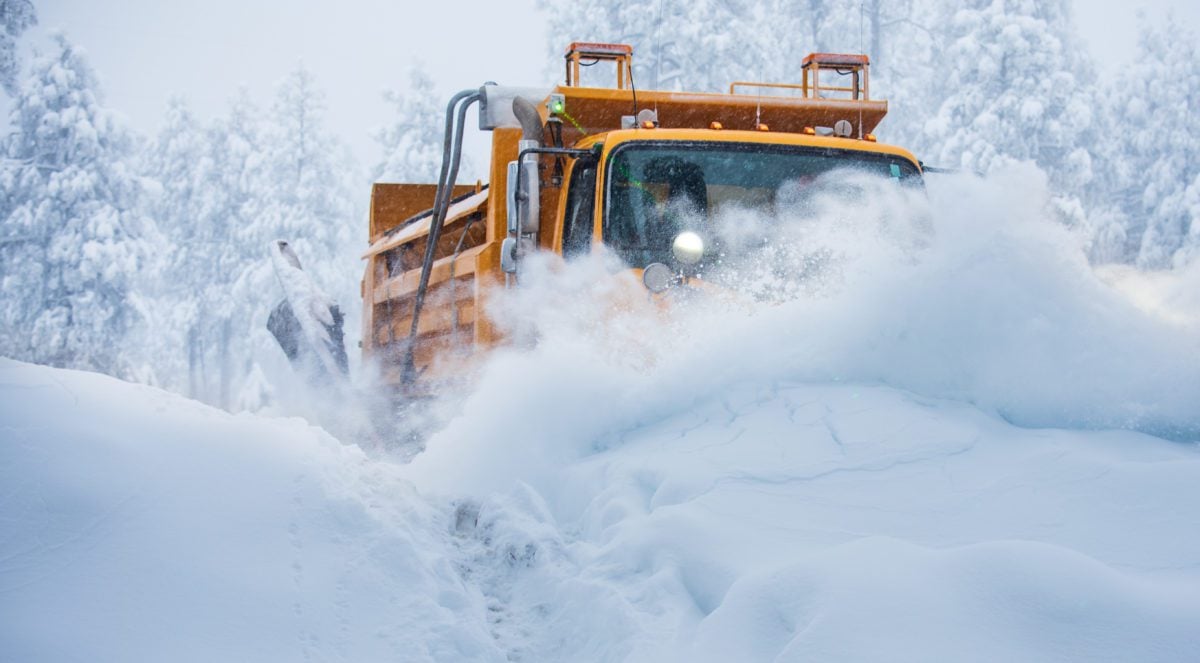 snow removal and plowing advertising