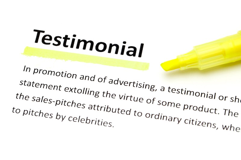 what is a testimonial