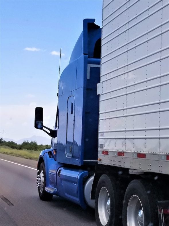 truck driving advertising