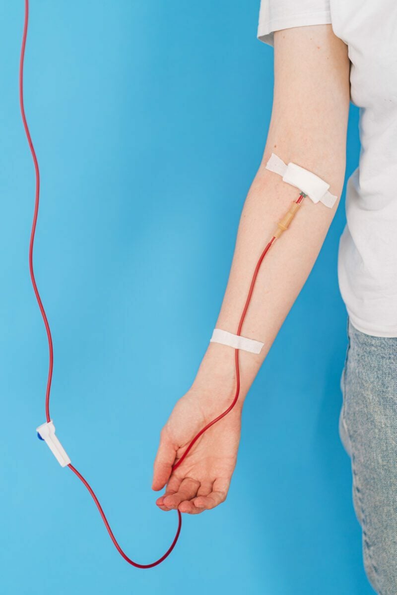 web design for blood and plasma donation