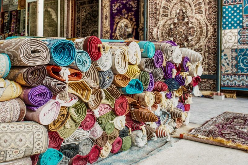 social media content for rug store