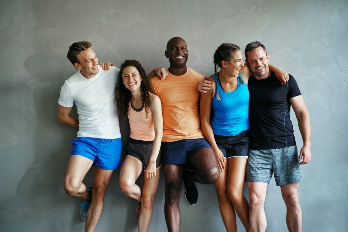 social media content for sportswear customers