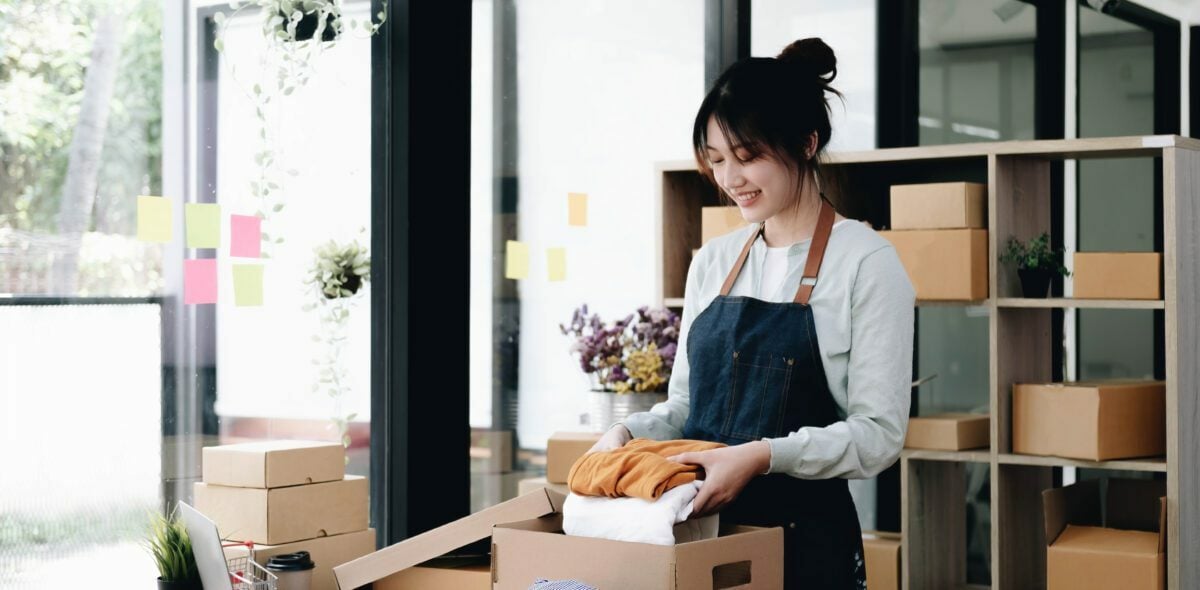 content creation for packing supply store