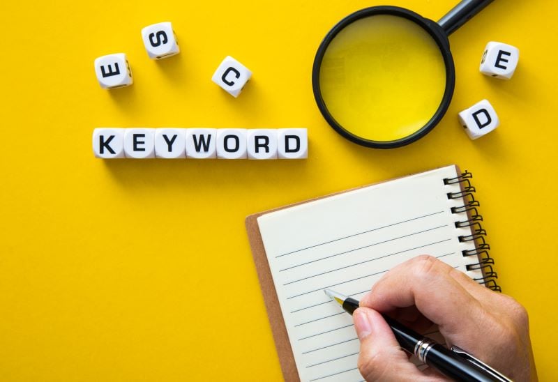 searching for keywords 