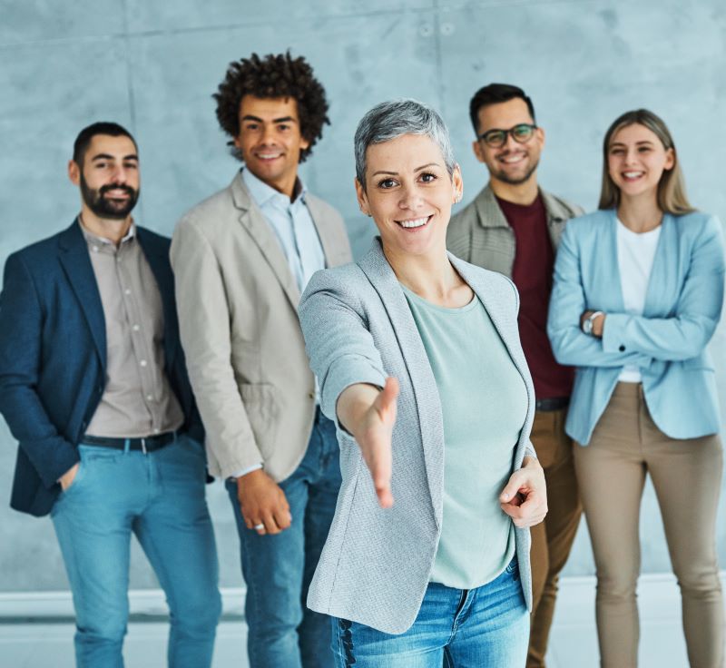 picture of marketing team