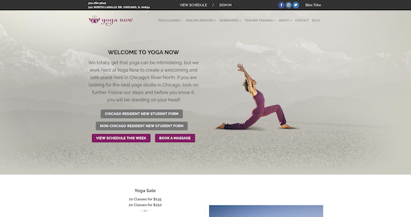 Yoga website
