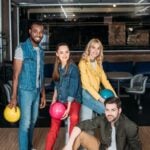 bowling with a friends