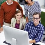 coworkers at the office