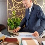 interior design manager at work
