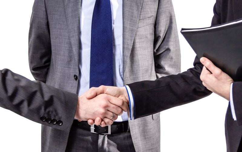 people handshake