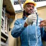 electrician at work
