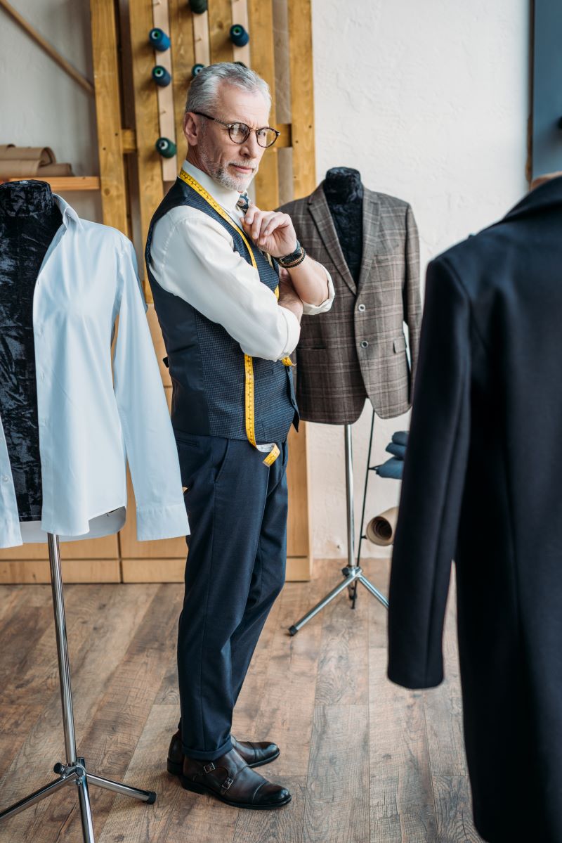grey hair tailor