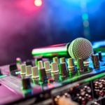 mixer with microphone