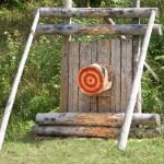 outdoor wooden target