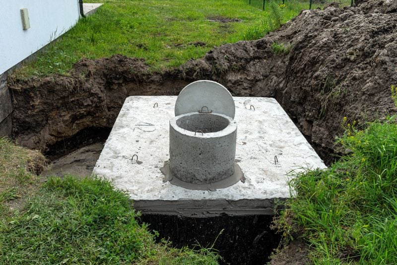 concrete septic tank